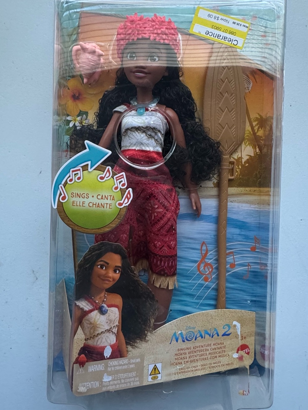 Disney Moana Singing Doll Barbie
